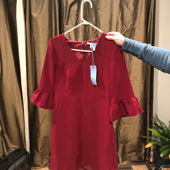 Draper James V-neck Bell Sleeve Dress - Picture 3 of 3